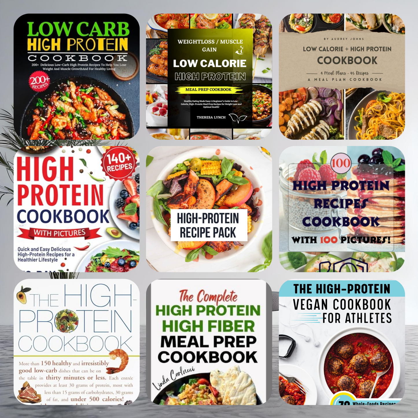 High Protein Recipes Cookbooks Bundle 2025 ( Ebooks )